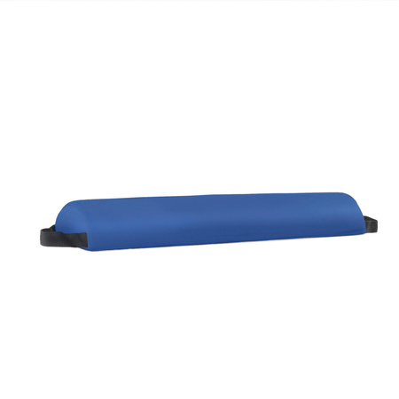 Piankowy półwałek rehabilitacyjny do masażu 65x15x8 cm niebieski