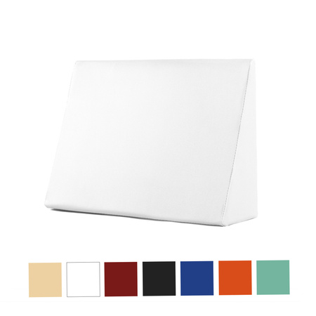 Piankowy klin rehabilitacyjny do masażu 50x35x15cm biały