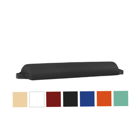 Piankowy półwałek rehabilitacyjny do masażu 65x15x8 cm czarny