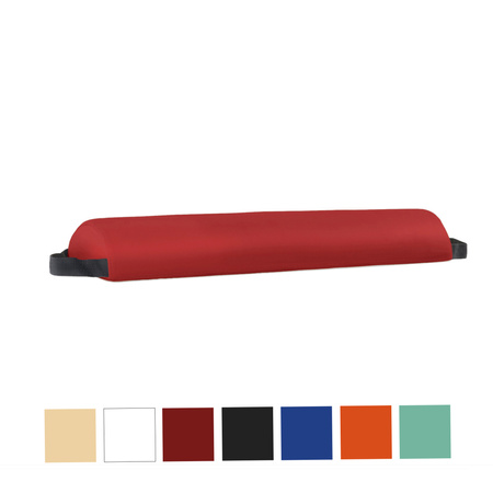 Piankowy półwałek rehabilitacyjny do masażu 65x15x8 cm czerwony