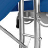 Krzesło do masażu Medimas Delta niebieskie - aluminiowe, składane