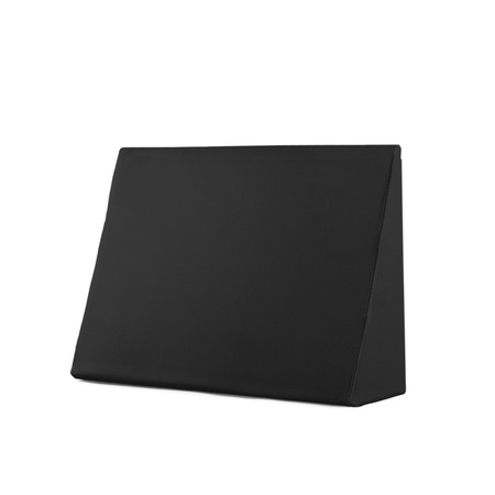 Piankowy klin rehabilitacyjny do masażu 50x35x15cm czarny