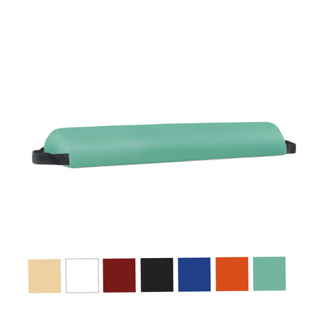 Piankowy półwałek rehabilitacyjny do masażu 65x15x8 cm  zielony
