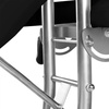 Krzesło do masażu Medimas Delta czarne - aluminiowe, składane