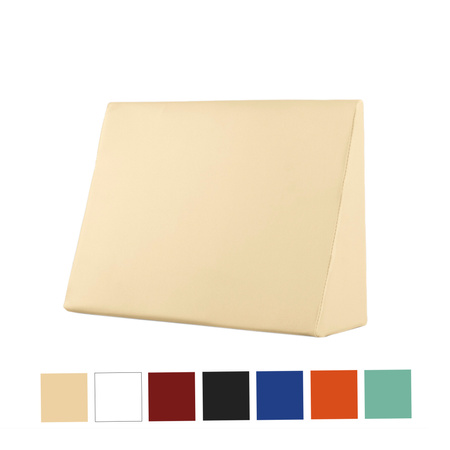 Piankowy klin rehabilitacyjny do masażu 50x35x15cm beżowy