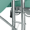 Krzesło do masażu Medimas Delta zielone- aluminiowe, składane