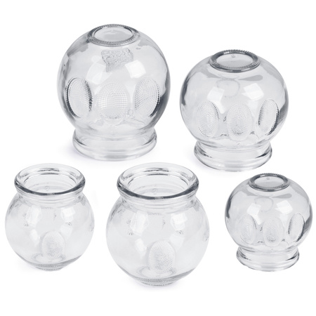 Zestaw 10 szt. Bańka ogniowa szklana Ø 40 mm | Rozmiary Ø 30 - 50 mm