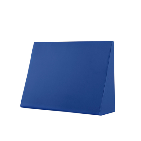 Piankowy klin rehabilitacyjny do masażu 50x35x15cm niebieski