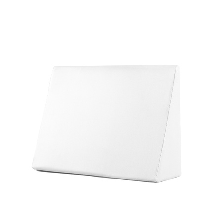 Piankowy klin rehabilitacyjny do masażu 50x35x15cm biały