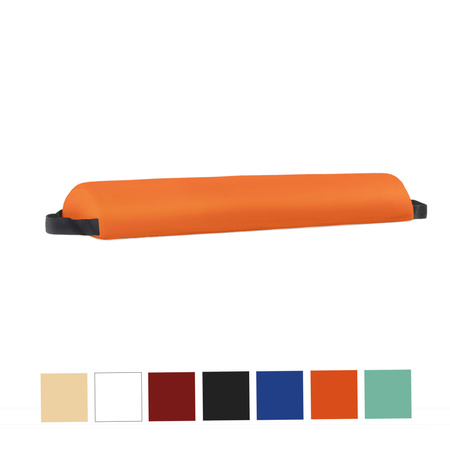 Piankowy półwałek rehabilitacyjny do masażu 65x15x8 cm  pomarańczowy