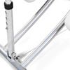 Krzesło do masażu Medimas Delta białe - aluminiowe, składane