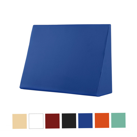 Piankowy klin rehabilitacyjny do masażu 50x35x15cm niebieski