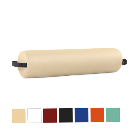 Piankowy wałek rehabilitacyjny do masażu 65x15 cm beżowy