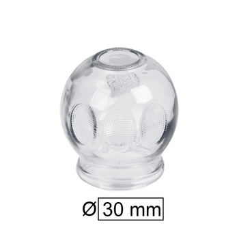 Zestaw 10 szt. Bańka ogniowa szklana Ø 30 mm | Rozmiary Ø 30 - 50 mm