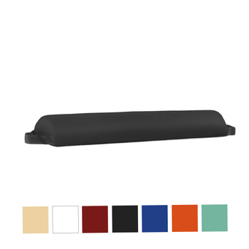 Piankowy półwałek rehabilitacyjny do masażu 65x15x8 cm czarny
