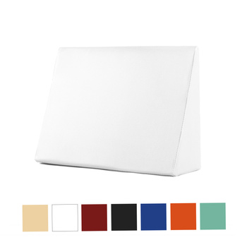 Piankowy klin rehabilitacyjny do masażu 50x35x15cm biały